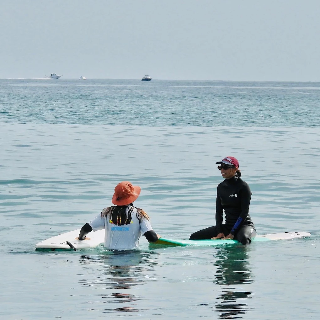 Private surf lesson with a coach on Main Beach, Mount Maunganui